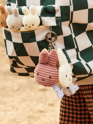 Bon Ton Toys | Miffy 米飛 平面 燈芯絨 吊飾 10 cm